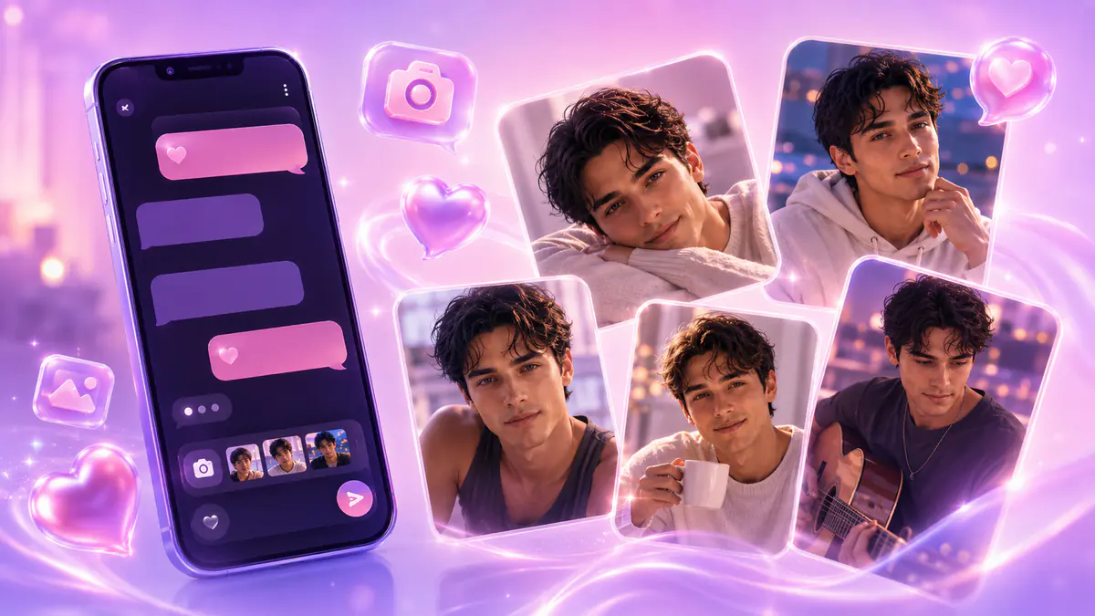 Chat de novio con IA con fotos: apps que sí generan imágenes